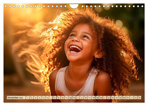 Produktbild: Kinder Lachen (Wandkalender 2026 DIN A4 quer), CALVENDO Monatskalender