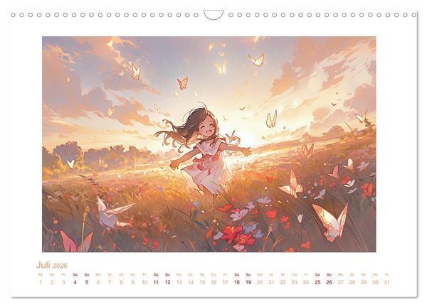 Produktbild: Der M&auml;dchen-Kalender (Wandkalender 2026 DIN A3 quer), CALVENDO Monatskalender