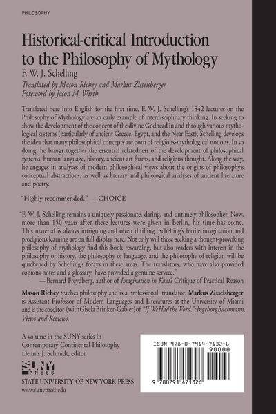 Produktbild: Historical-critical Introduction to the Philosophy of Mythology