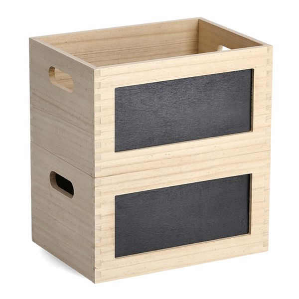 Produktbild: HTI-Living Allzweckkiste m. Tafel, Holz Allzweckkiste m. Tafel, Holz