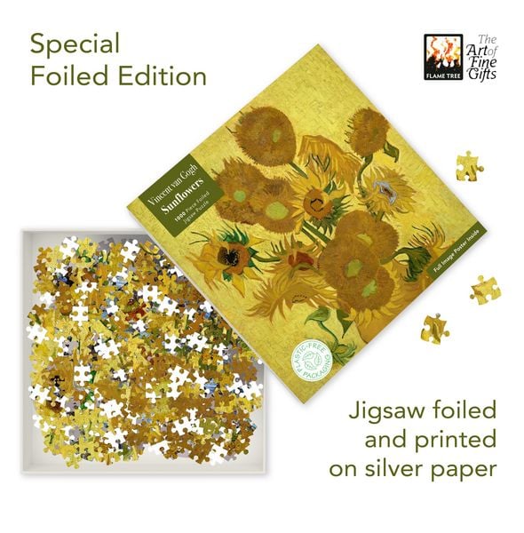 Produktbild: Luxus Puzzle &ndash; Vincent van Gogh, Sonnenblumen