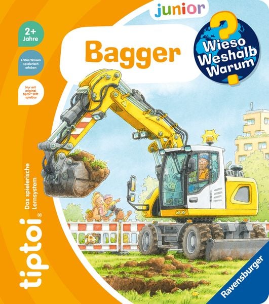 Tiptoi Wieso? Weshalb? Warum? junior - Bagger, Gebundene Ausgabe von Inka Friese, Ravensburger Verlag GmbH, 9783473493098