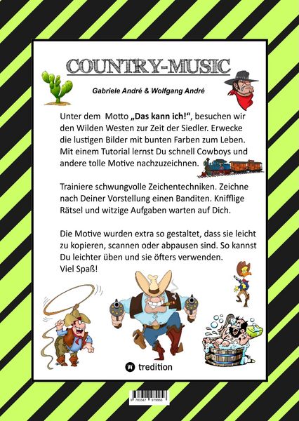 Produktbild: Craftbook - 100 Seiten Wilder Westen - Country Music - Cowboys & Cowgirls - Banditen - Indianer - Saloon - Pferde - Knifflige R&auml;tsel - Ausgaben