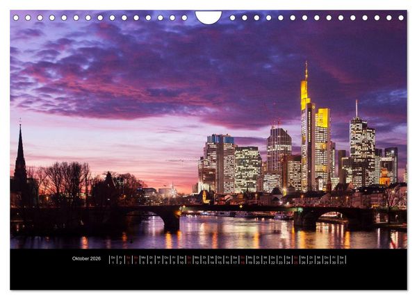 Produktbild: Frankfurt (Wandkalender 2026 DIN A4 quer), CALVENDO Monatskalender