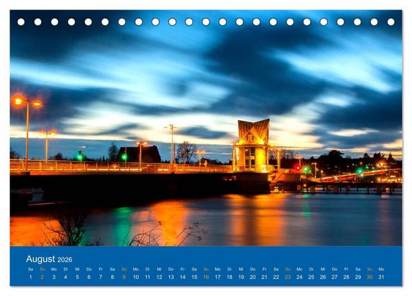 Produktbild: Kappeln und die Schleiregion (Tischkalender 2026 DIN A5 quer), CALVENDO Monatskalender