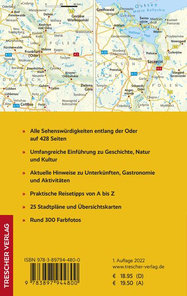 Produktbild: TRESCHER Reisef&uuml;hrer Oder