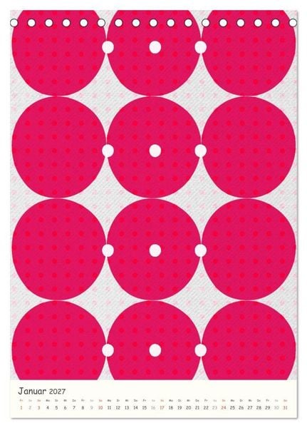 Produktbild: Punkt Punkt Punkt (Tischkalender 2027 DIN A5 hoch), CALVENDO Monatskalender