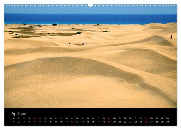 Produktbild: GRAN CANARIA/D&uuml;nen von Maspalomas (hochwertiger Premium Wandkalender 2026 DIN A2 quer), Kunstdruck in Hochglanz
