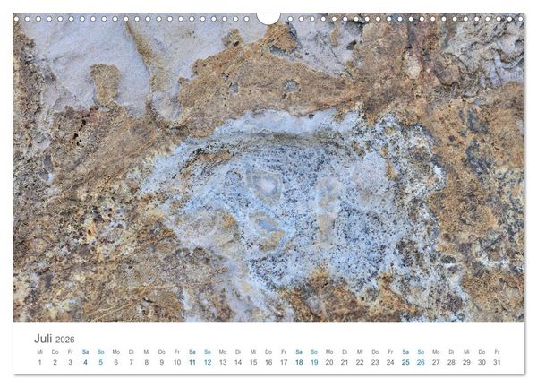 Produktbild: Die Natur als K&uuml;nstlerin - Sch&ouml;nheit der Steine (Wandkalender 2026 DIN A3 quer), CALVENDO Monatskalender