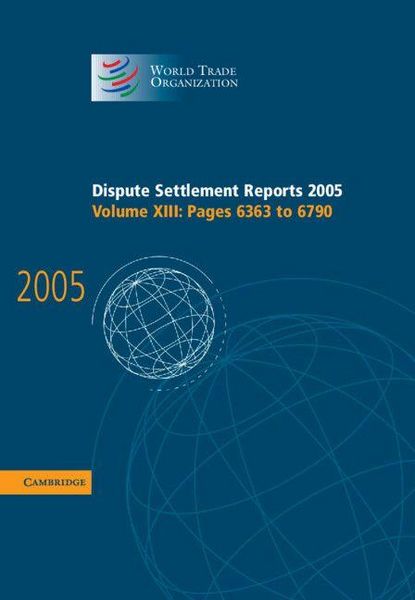Produktbild: Dispute Settlement Reports 2005