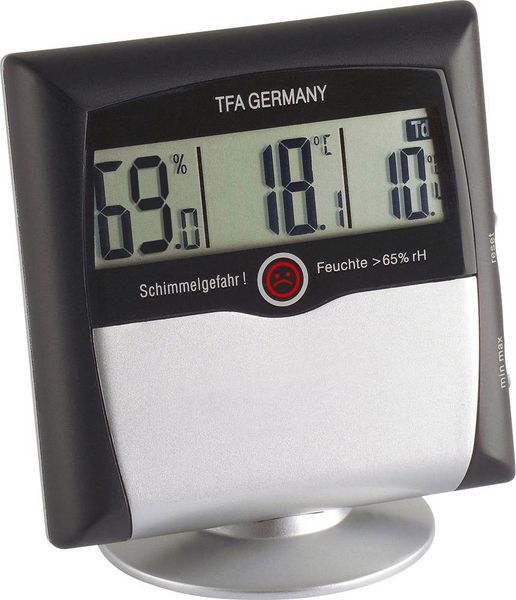 TFA Dostmann 30.5011 Luftfeuchtemessgerät (Hygrometer) 0 % rF 99 % rF Taupunkt-/Schimmelwarnanzeige