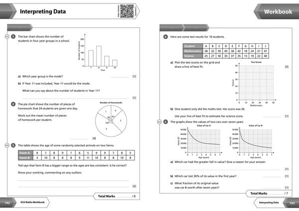Produktbild: KS3 Maths Higher Level All-in-One Complete Revision and Practice