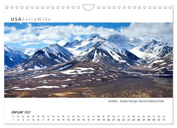 Produktbild: Entdeckungsreise durch ALASKA (Wandkalender 2027 DIN A4 quer), CALVENDO Monatskalender