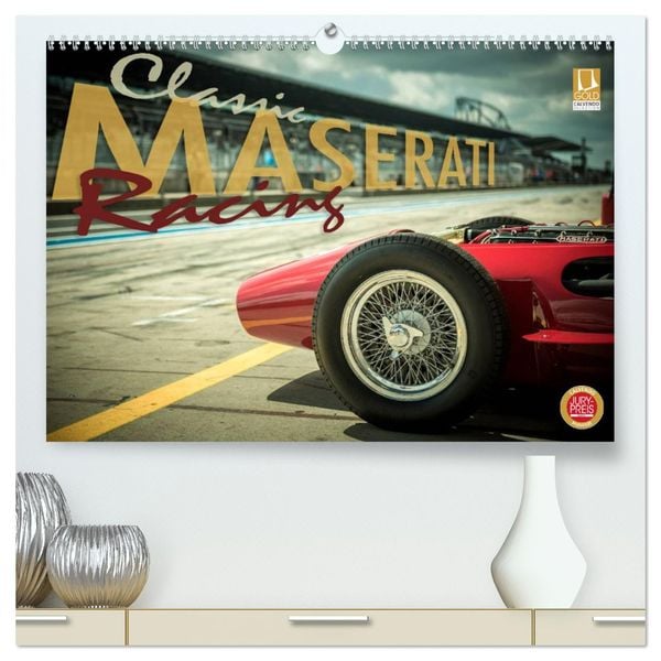 Produktbild: Classic Maserati Racing (hochwertiger Premium Wandkalender 2025 DIN A2 quer), Kunstdruck in Hochglanz