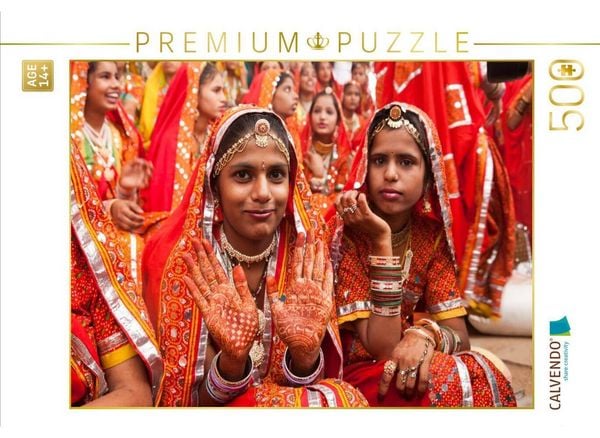 CALVENDO Puzzle Rajasthan, Indien - Pushkar Mela | 500 Teile Lege-Größe 48 × 36 cm Foto-Puzzle für Erwachsene