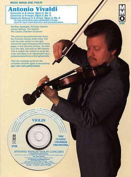 Produktbild: Vivaldi - Concerto in a Minor; Concerto in D Major; Concerto Grosso in a Minor: Music Minus One (Book/Online Audio)