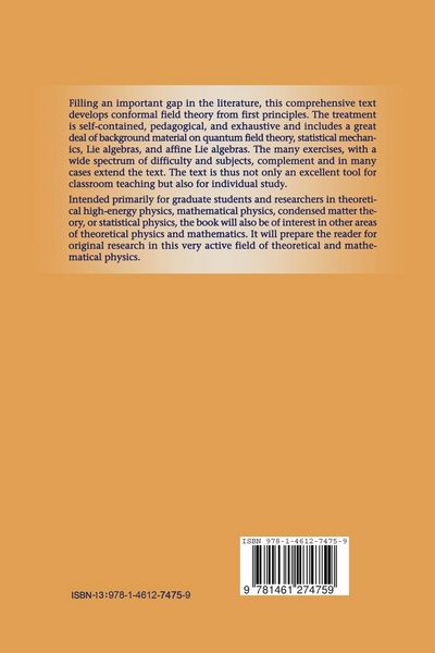 Produktbild: Conformal Field Theory