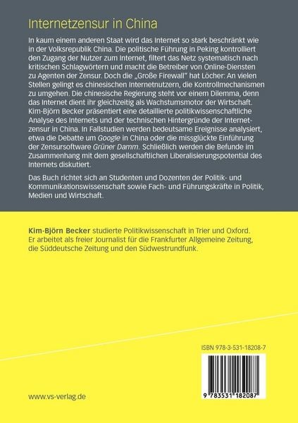 Produktbild: Internetzensur in China