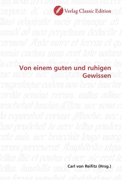 Produktbild: Von einem guten und ruhigen Gewissen