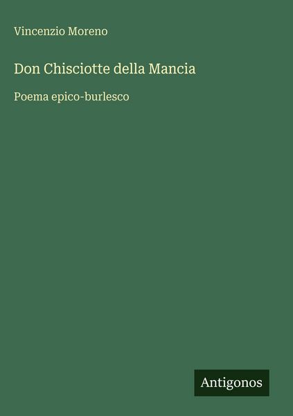 Produktbild: Don Chisciotte della Mancia