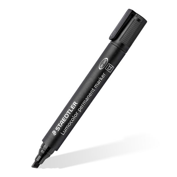 Produktbild: STAEDTLER Marker Lumocolor 350 parmanent, Keilspitze, 10er Set