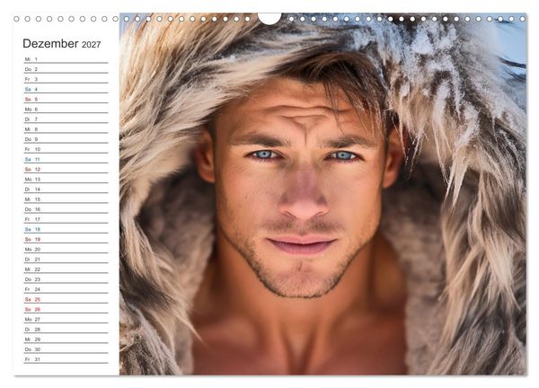 Produktbild: Sinnliche M&auml;nner (Wandkalender 2027 DIN A3 quer), CALVENDO Monatskalender