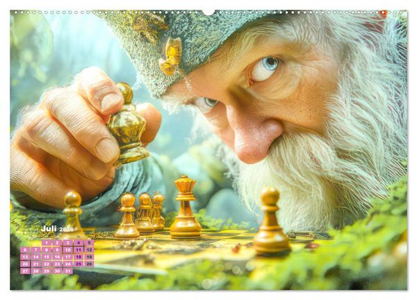 Produktbild: Fantasie ist Trumpf - Ein Blick in eine Fantasiewelt (Wandkalender 2026 DIN A2 quer), CALVENDO Monatskalender
