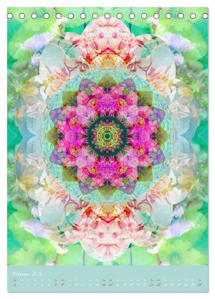 Produktbild: Mandala Energien (Tischkalender 2026 DIN A5 hoch), CALVENDO Monatskalender