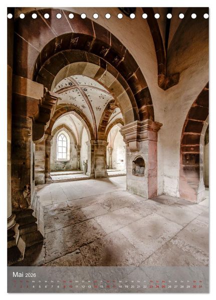 Produktbild: Kloster Maulbronn - Alte Mauern (Tischkalender 2026 DIN A5 hoch), CALVENDO Monatskalender