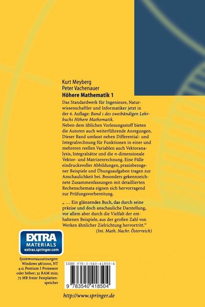 Produktbild: H&Atilde;&para;here Mathematik 1