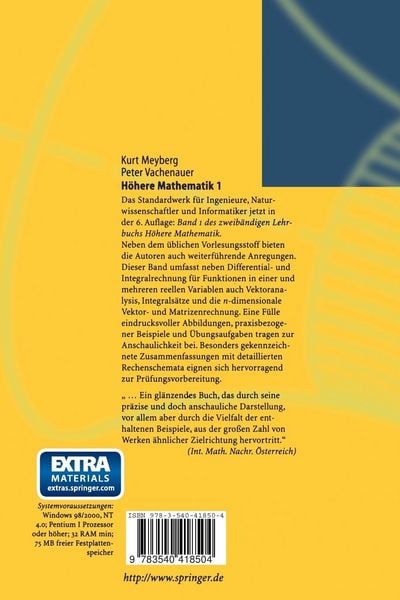 Produktbild: H&ouml;here Mathematik 1