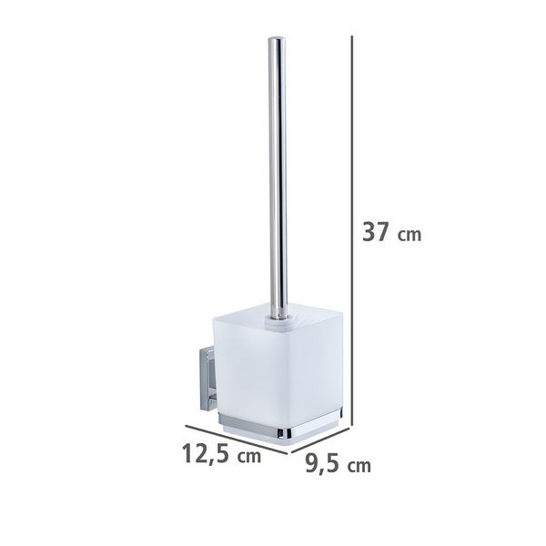 Produktbild: Vacuum-Loc&reg; WC-Garnitur Mod. Quadro Edelstahl, Befestigen ohne bohren