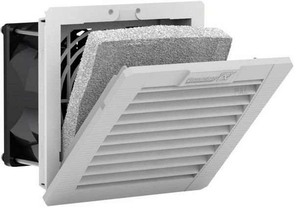 Produktbild: Pfannenberg PF 11000 24DC 54 7035 Schaltschrank-L&uuml;fter 24 V/DC 2.4 W (B x H x T) 109 x 109 x 53 mm 1 St.