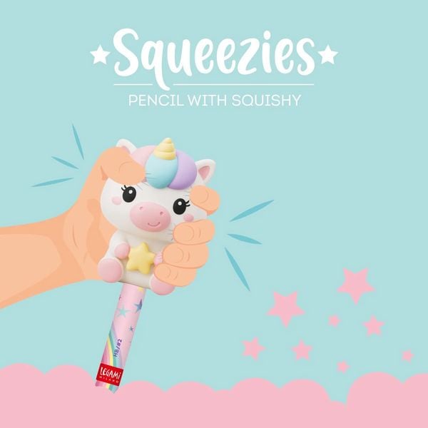 Produktbild: Legami Squishy Bleistift - Squeezies - Einhorn