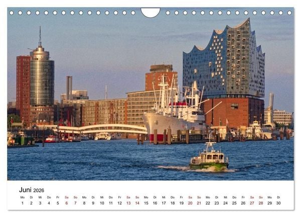 Produktbild: Hamburger Ansichten (Wandkalender 2026 DIN A4 quer), CALVENDO Monatskalender