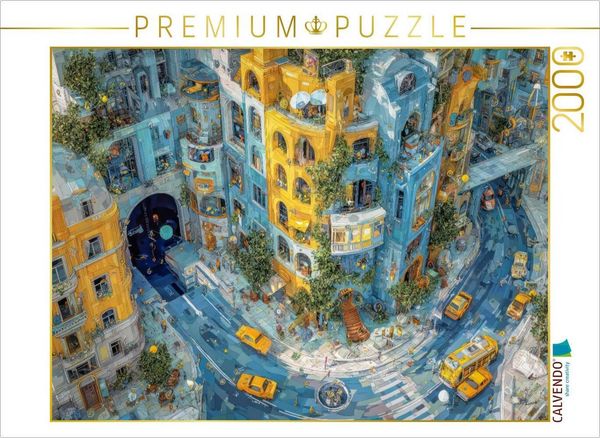 Produktbild: CALVENDO Puzzle Leben in der Stadt | 2000 Teile Lege-Gr&ouml;&szlig;e 90x67cm Foto-Puzzle f&uuml;r gl&uuml;ckliche Stunden