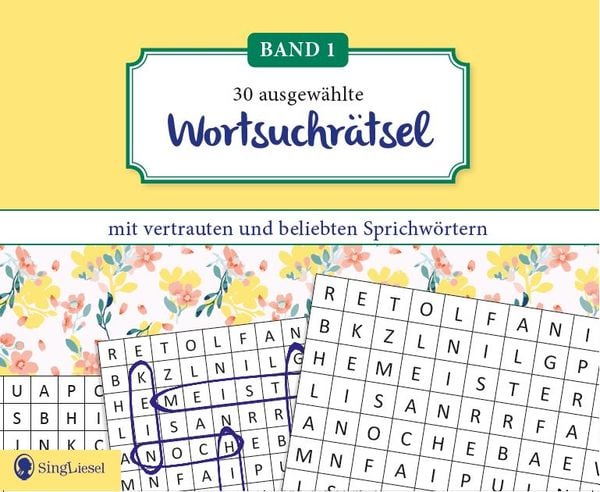 Wortsuchrtsel fr Senioren mit vertrauten Sprichwrtern. Spiele-Spa,  Beschftigung und Gedchtnistraining fr Senioren. Auch mit Demenz.  Grodruck." online kaufen