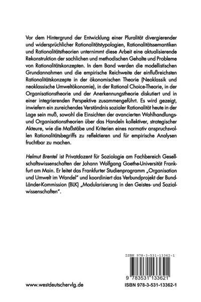 Produktbild: Soziale Rationalit&auml;t