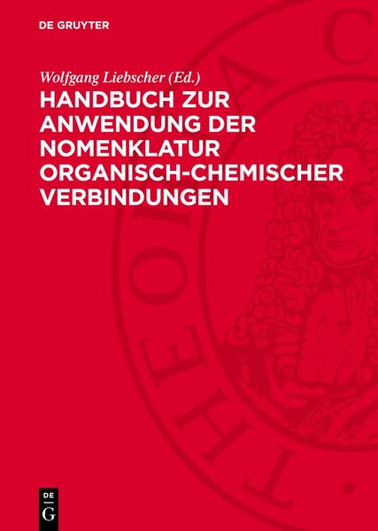 Produktbild: Handbuch zur Anwendung der Nomenklatur organisch-chemischer Verbindungen