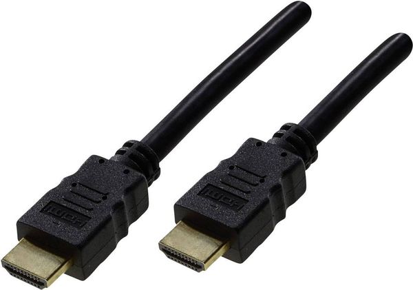 Schwaiger HDMI Anschlusskabel HDMI-A Stecker, HDMI-A Stecker 0.70 m Schwarz HDM0070043 4K UHD, vergoldete Steckkontakte 