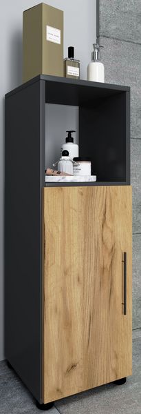 Produktbild: Holz Badm&ouml;bel Midischrank Badschrank Bad Flandu