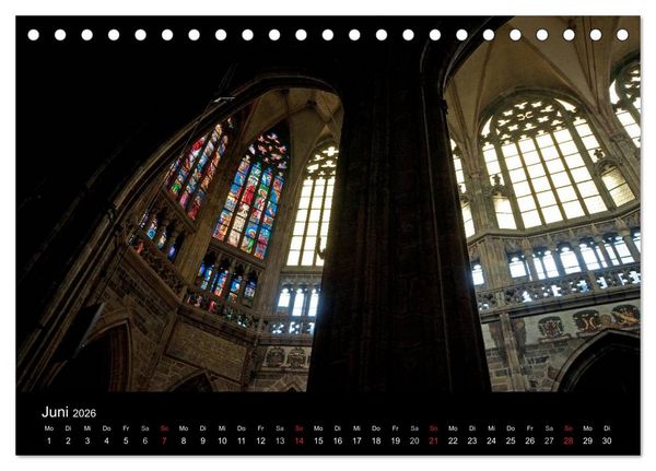 Produktbild: Prager Ansichten (Tischkalender 2026 DIN A5 quer), CALVENDO Monatskalender