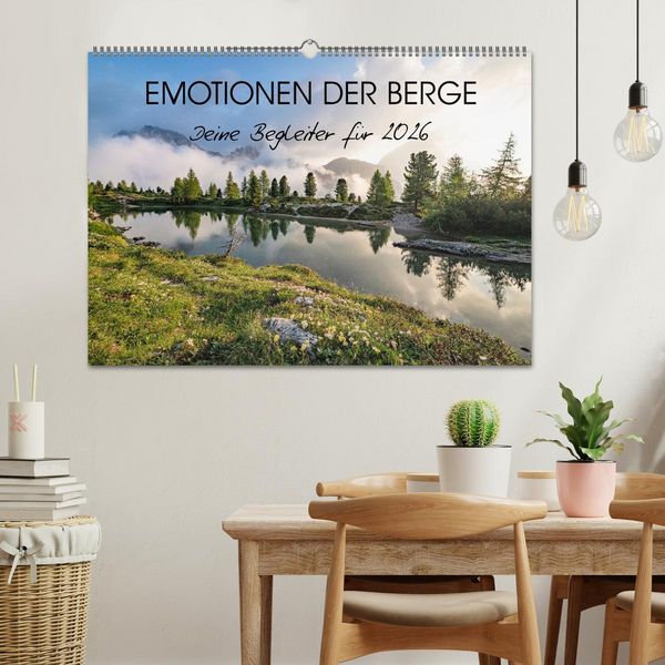 Produktbild: Emotionen der Berge (Wandkalender 2026 DIN A2 quer), CALVENDO Monatskalender