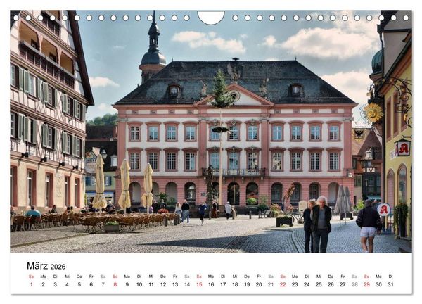 Produktbild: Gengenbach - romantisches Kleinod im Schwarzwald (Wandkalender 2026 DIN A4 quer), CALVENDO Monatskalender