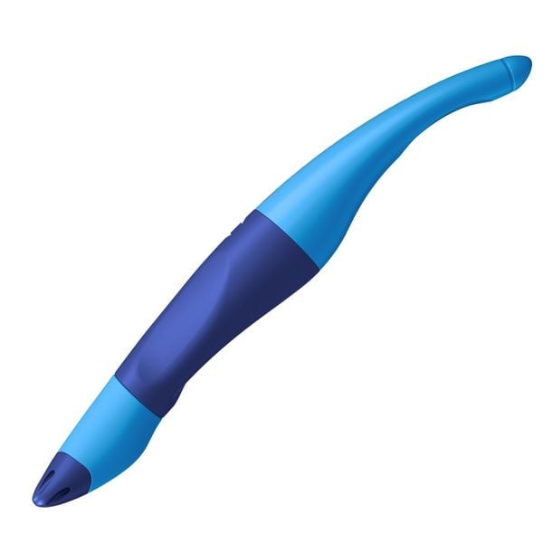 Produktbild: STABILO Tintenroller Rechtsh&auml;nder - EASYoriginal dunkel-/hellblau - Einzelstift - blau (l&ouml;schbar) inkl. Patrone