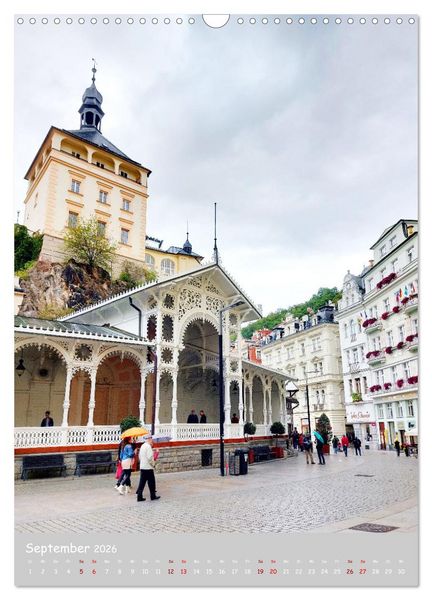 Produktbild: Karlsbad - pr&auml;chtig und elegant (Wandkalender 2026 DIN A3 hoch), CALVENDO Monatskalender
