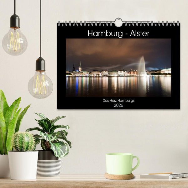Produktbild: Hamburg - Alster (Wandkalender 2026 DIN A4 quer), CALVENDO Monatskalender