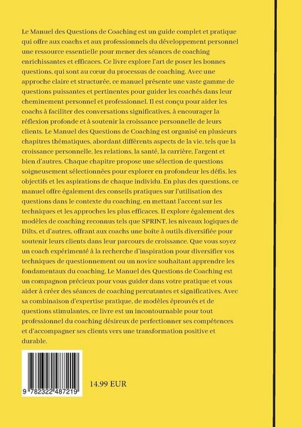 Produktbild: Le manuel des questions de coaching