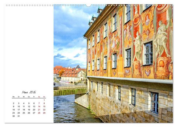 Produktbild: Reiseziel Bamberg (hochwertiger Premium Wandkalender 2026 DIN A2 quer), Kunstdruck in Hochglanz