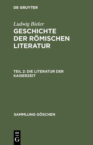 Produktbild: Die Literatur der Kaiserzeit